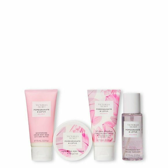 Victoria's Secret Body Care Relax Starter Kit Pomegranate & Lotus NEW IN BOX - Picture 2 of 4